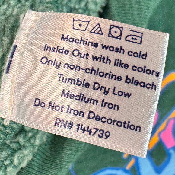 Roller Rabbit Après Ski Club Hoodie Sweatshirt Green Est. 2003 Pullover Small - Picture 5 of 6